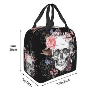 Skull Cooler Bag Insulated Lunch Box Water-resistant Thermal Soft Liner