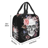 Skull Cooler Bag Insulated Lunch Box Water-resistant Thermal Soft Liner