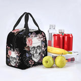 Skull Cooler Bag Insulated Lunch Box Water-resistant Thermal Soft Liner