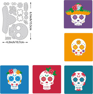 Skull Metal Die Cuts for DIY Scrapbooking Card Making Crafts