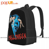 Halloween Michael Myers Figure Vhs Backpack Large Capacity