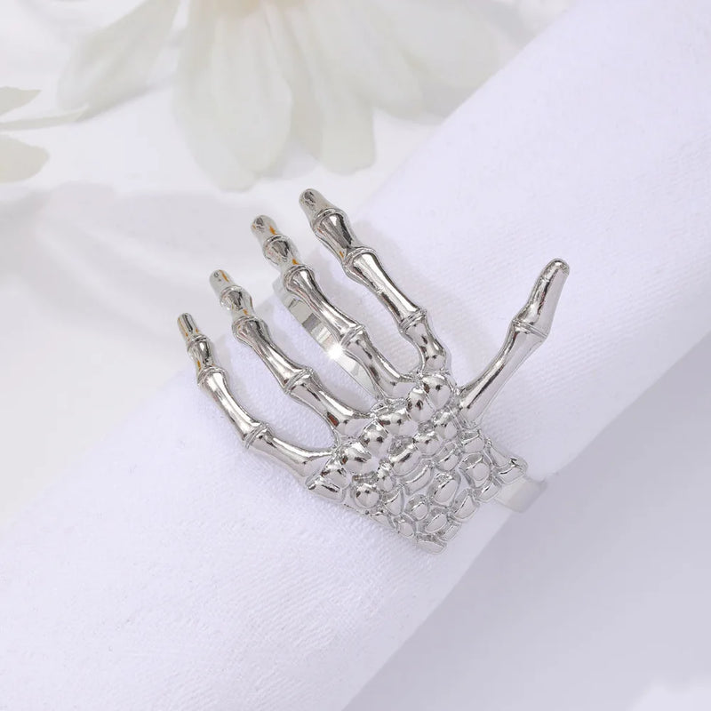 Metal Skeleton Hand Napkin Holders for Halloween