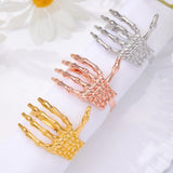 Metal Skeleton Hand Napkin Holders for Halloween