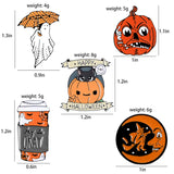 Halloween Pins Umbrella Enamel Pin Cartoon Funny Brooche Badges