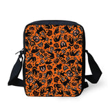 Halloween Print Mini Shoulder Bag for Students