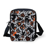 Halloween Print Mini Shoulder Bag for Students