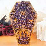 Halloween Pumpkin Coffin Storage Box Silicone Mold