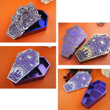 Halloween Pumpkin Coffin Storage Box Silicone Mold