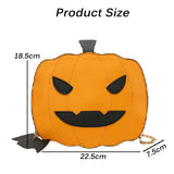 Halloween Pumpkin Shoulder Bag Gothic Crossbody Messenger Totes