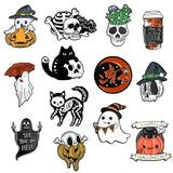 Alloy Halloween Ghosts Skulls Brooches Fun Accessories