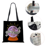 Halloween Series Letter Printed Women Handbag Large Capacity