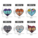 Halloween Sexy Butts Enamel Pins Heart Shaped Cosplay Brooches