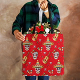 Vintage Women Skull Horror Eco Large Capacity Canvas Tote Bag