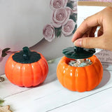 Halloween Pumpkin Box Silicone Mold for Resin with Lid