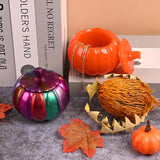 Halloween Pumpkin Box Silicone Mold for Resin with Lid