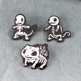 Halloween Skull Enamel Pin Lapel Pin for Backpack Badges Brooch