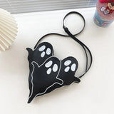 Halloween Skull Hand Bags Purses for Women Bags PU Shoulder Messenger Bag