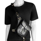 Halloween Single Shoulder Messenger Bag Punk Tactical Waist Fanny Pack