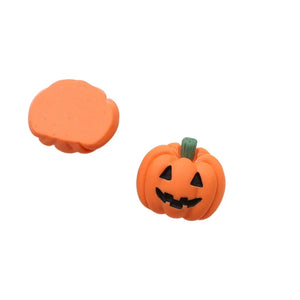 Halloween Pumpkin Witch Hat Resin Patch DIY Jewelry 10pcs