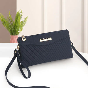 Fashionable One Shoulder Crossbody Bag for Women Litchi Pattern Single Casual
