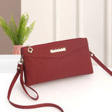 Fashionable One Shoulder Crossbody Bag for Women Litchi Pattern Single Casual