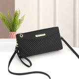 Fashionable One Shoulder Crossbody Bag for Women Litchi Pattern Single Casual