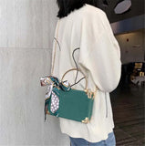Women Handbags Shoulder Bag With Scarf