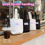 Sweet Love Quilted Bucket Bag for Women