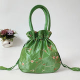 Embroidered Silk Handbags Ethnic Style Clutches Fashionable Bags