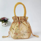 Embroidered Silk Handbags Ethnic Style Clutches Fashionable Bags