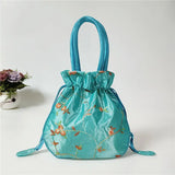 Embroidered Silk Handbags Ethnic Style Clutches Fashionable Bags