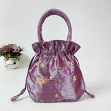 Embroidered Silk Handbags Ethnic Style Clutches Fashionable Bags