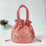 Embroidered Silk Handbags Ethnic Style Clutches Fashionable Bags