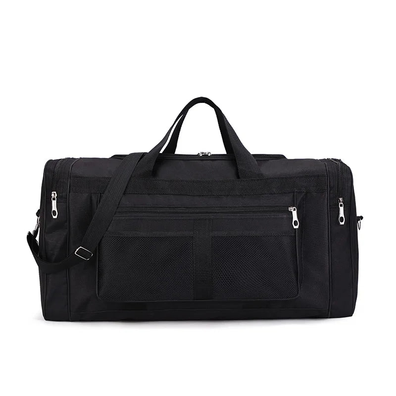 Large Capacity Foldable Duffel Bag Men Women Short Distance Travel Cross-body