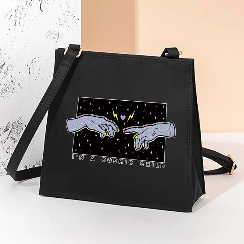 Retro Tofu Bag Women's Shoulder Messenger Square Bag Lady Tote Bag
