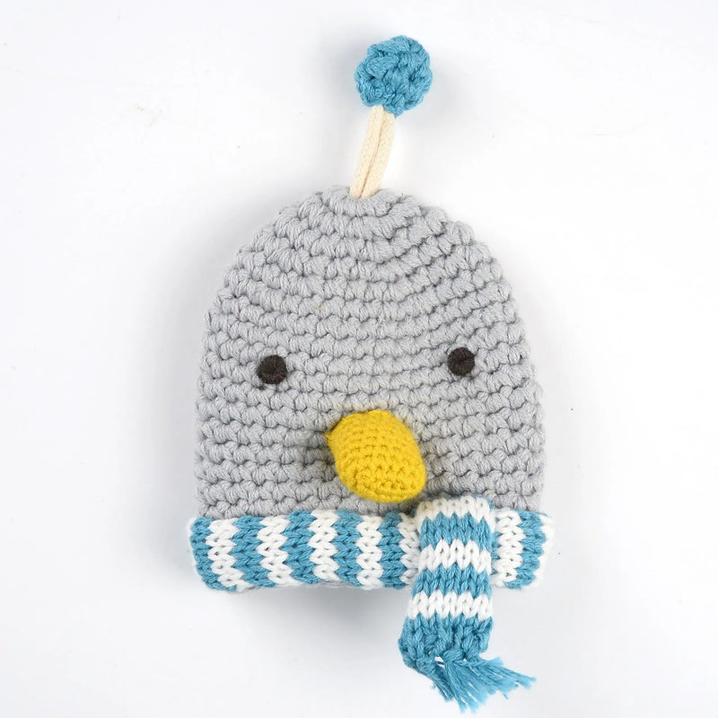 Hand-Knitted Car Key Case Cartoon Key Cover Woolen Mini Bag