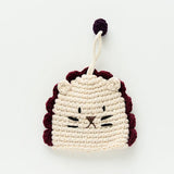 Hand-Knitted Car Key Case Cartoon Key Cover Woolen Mini Bag