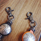 Real Leather Key Ring Wallets Smart Key Holder Car Key Organizer