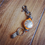 Real Leather Key Ring Wallets Smart Key Holder Car Key Organizer