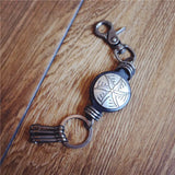 Real Leather Key Ring Wallets Smart Key Holder Car Key Organizer