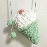 Hand woven rabbit bag carrot Bucket Bag Messenger Bag