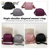 Casual Nylon Women Messenger Bags Shell Shaped Phone Pouch