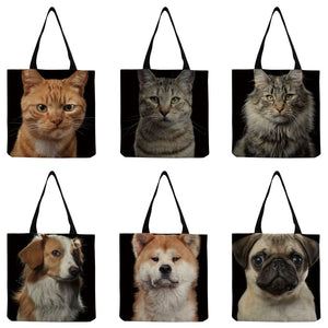 Animal Print Women's Tote Bag for Travel and Beach