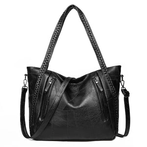 Large Lady Bag Soft Leather Shoulder Bag