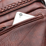 Large Lady Bag Soft Leather Shoulder Bag