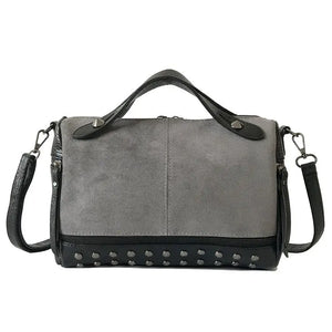 European American Shoulder Bag Rivet Travel Bag