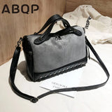 European American Shoulder Bag Rivet Travel Bag