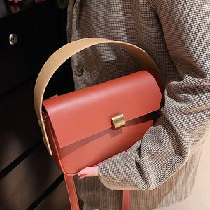 Retro PU Leather Women's Handbag Crossbody Flap Bags