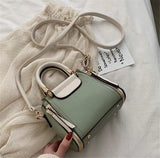 High Women Leather Bag Single Piece