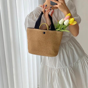 Straw Bag Girl Net Red Beach Summer Holiday Woven Bag